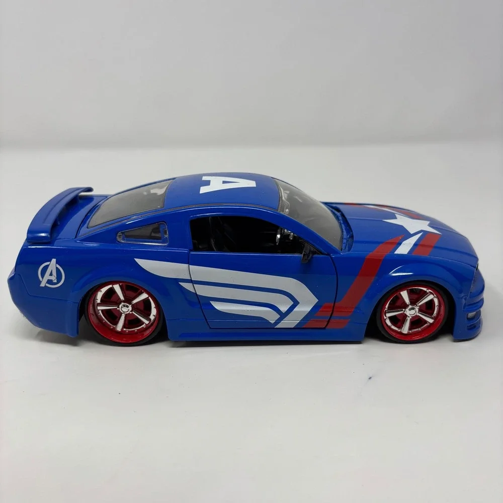 Jada Toys Marvel Avengers Captain America Star Lord Ford Mustang 1:24 Diecasts